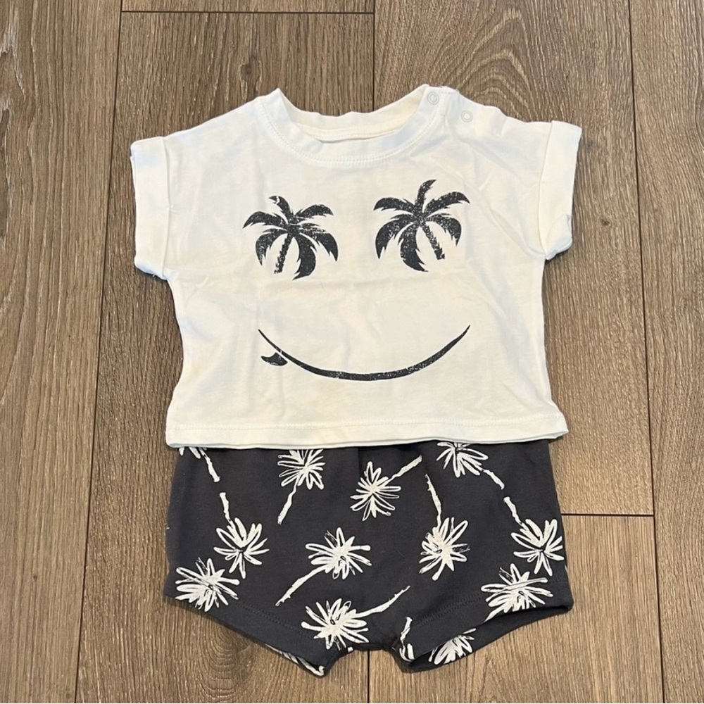 6-9M Palm Tree Outfit Set